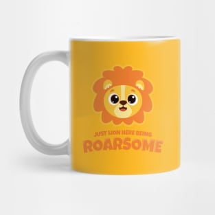 Lion here being Roarsome (on light colors) Mug